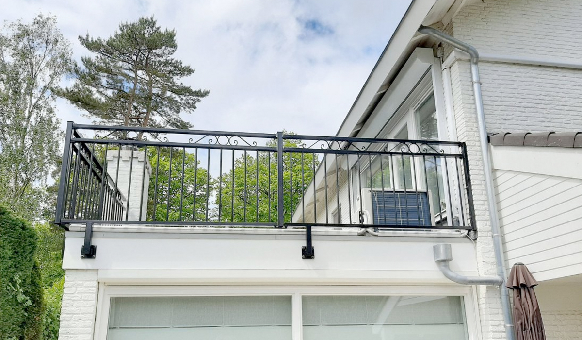 Stalen balustrade in Flevoland