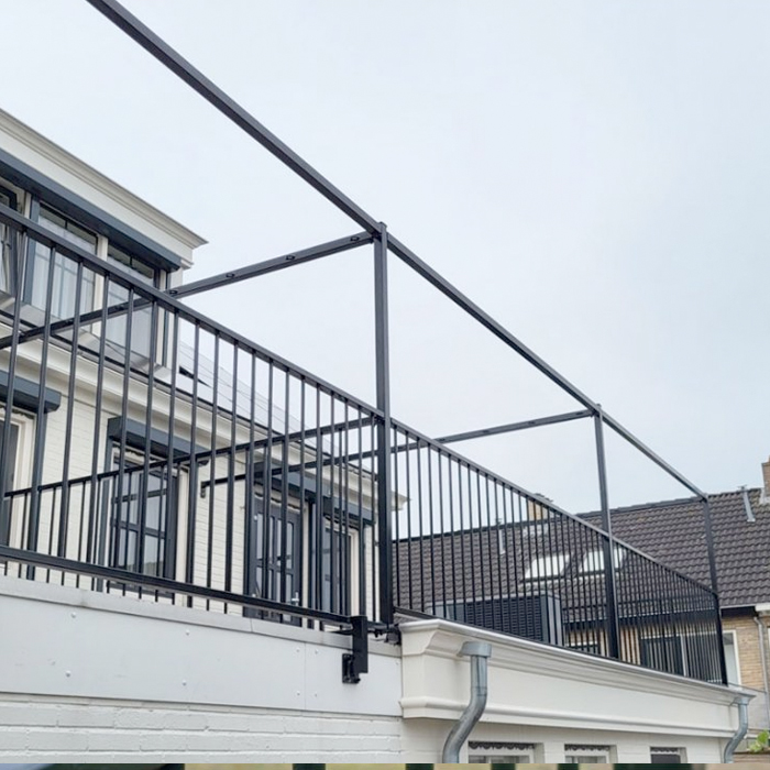 Stalen balustrade in Flevoland